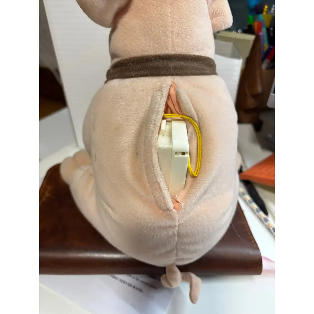 Vtg 90s Babe and Friend Pig talking Plush Stuffed Toy